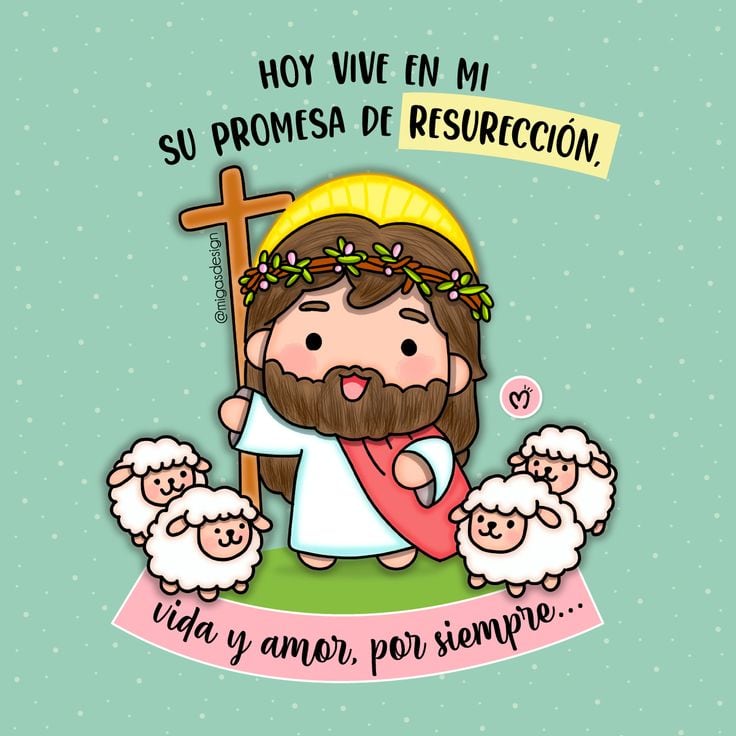 Imágenes por Semana Santa para compartir en redes sociales (Foto: Pinterest).