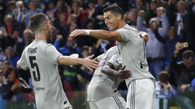 Juventus venció 2-0 Udinese con gol de Cristiano Ronaldo por Serie A [VIDEO]