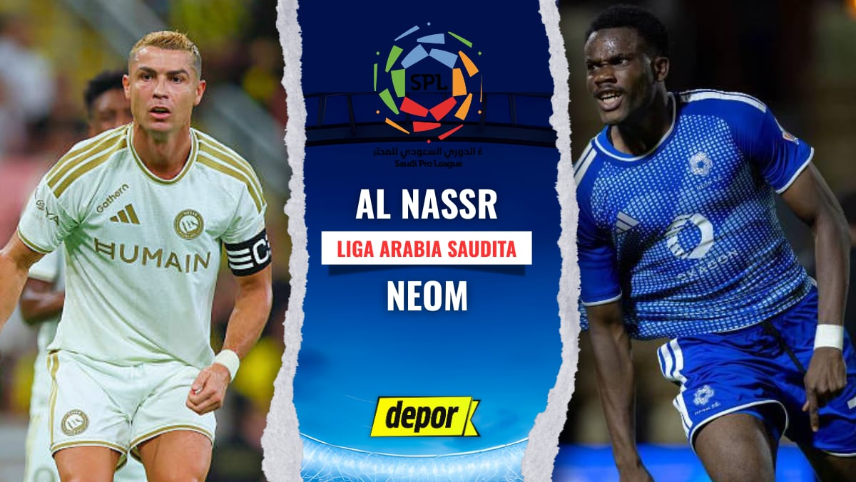 Con Cristiano Ronaldo, Al Nassr vs. Neom EN VIVO: cómo ver transmisión gratis por FOX Deportes y Movistar