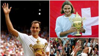 La realeza en Wimbledon: todas las veces que Roger Federer ganó un título en Londres [FOTOS]