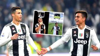 De estreno: Cristiano Ronaldo y Paulo Dybala se imitaron para divertido Tik Tok para la Juventus [VIDEO]