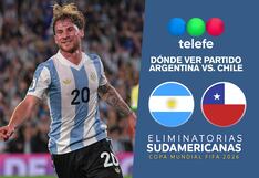 La señal de Telefe transmitió Argentina vs. Chile (1-0) desde Santiago por Eliminatorias 2026 (05/06/2025)