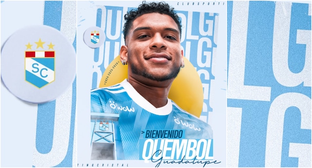 Quembol Guadalupe es nuevo fichaje de Sporting Cristal (Foto: Sporting Cristal)