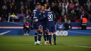 Show de la ‘MNM’: PSG goleó al Lorient con tanto de Messi, Neymar y Mbappé en París