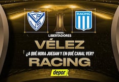 Vélez vs. Racing: fecha, hora y canal de televisión por la Copa Libertadores
