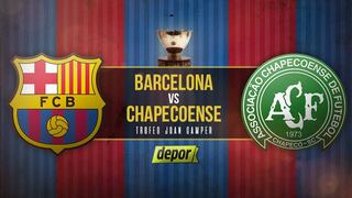 FC Barcelona vs. Chapecoense: día, hora y canal por el Trofeo Joan Gamper 2017 en Camp Nou