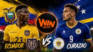Win Sports transmitió el partido Ecuador 0-0 Curazao por el Mundial de Fútbol 2026