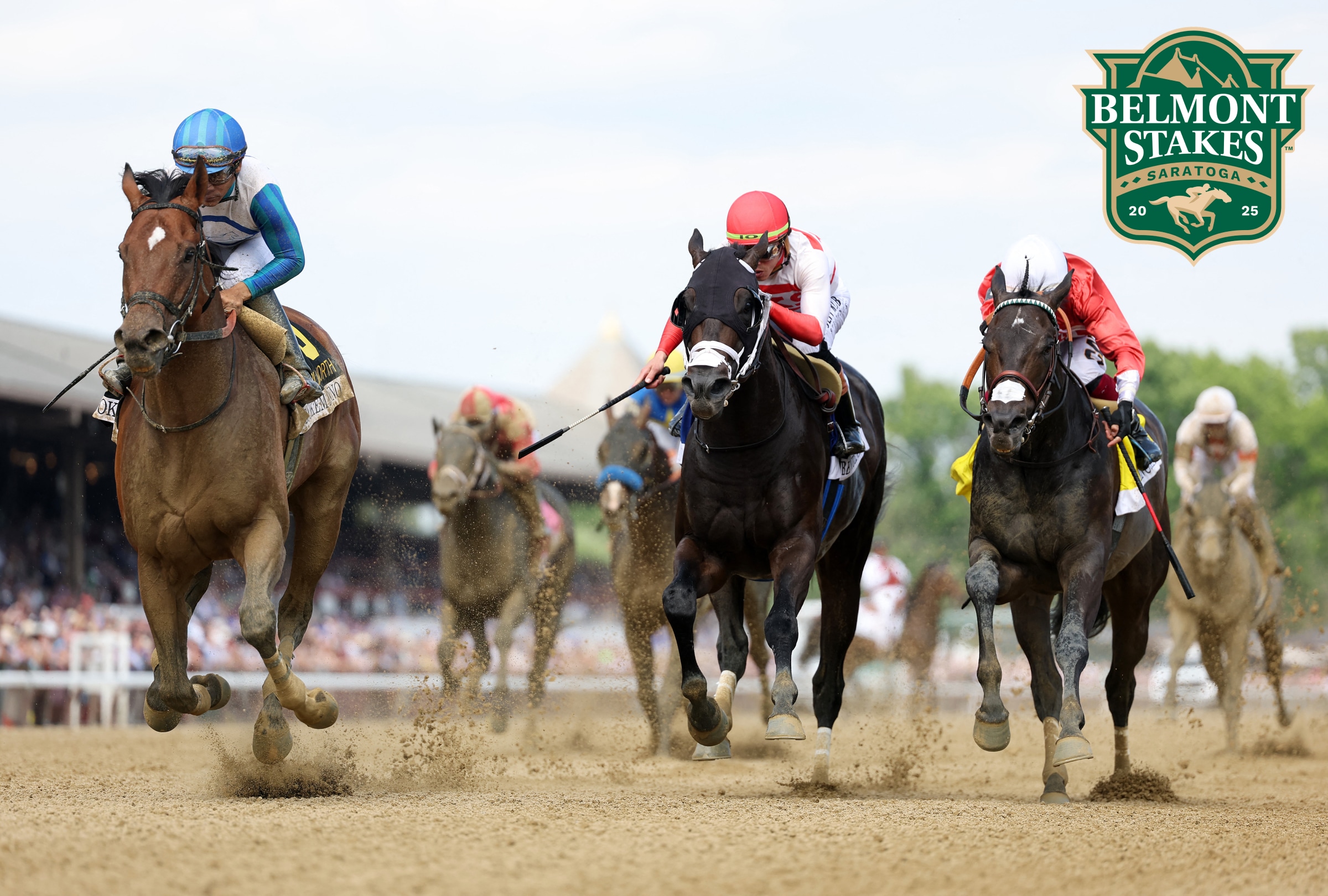 SARATOGA SPRINGS, NEW YORK - JUNE 06: Follow Belmont Stakes 2026 live results, odds, post positions and race coverage. Find out which horse won the final leg of the Triple Crown. Al Bello/Getty Images/AFP (Photo by AL BELLO / GETTY IMAGES NORTH AMERICA / Getty Images via AFP)