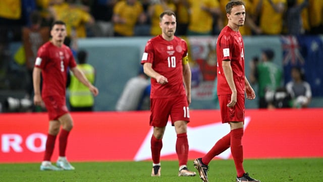 Sorpresa en el Mundial: Dinamarca cayó 1-0 con Australia y fue eliminada de Qatar 2022