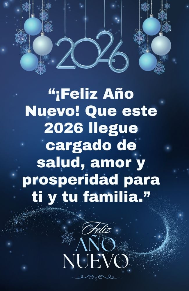 ESTADOS UNIDOS, 31/12/2025.- ¡Aprovechemos el 2026 para demostrar mucho amor como Familia! FOTO DE CANVA.COM