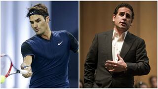 Roger Federer le regaló raqueta a Juan Diego Flórez para recaudar fondos para #UnaSolaFuerza