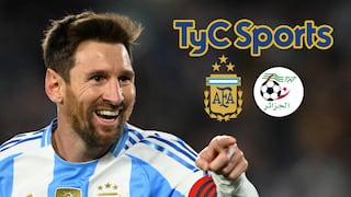 TyC Sports transmitió el partido Argentina 3-0 Argelia por el Mundial 2026