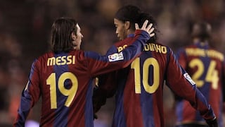 El comentario de Messi en foto de Ronaldinho que tocó el corazón de los hinchas del fútbol