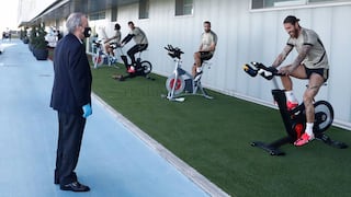 Florentino es el que manda: hizo inesperado visita a Valdebebas para supervisar entrenamientos del Real Madrid [FOTOS]