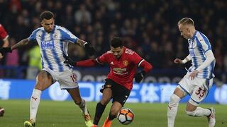 Manchester United venció 2-0 al Huddersfield Town y clasificó a los cuartos de final de FA Cup