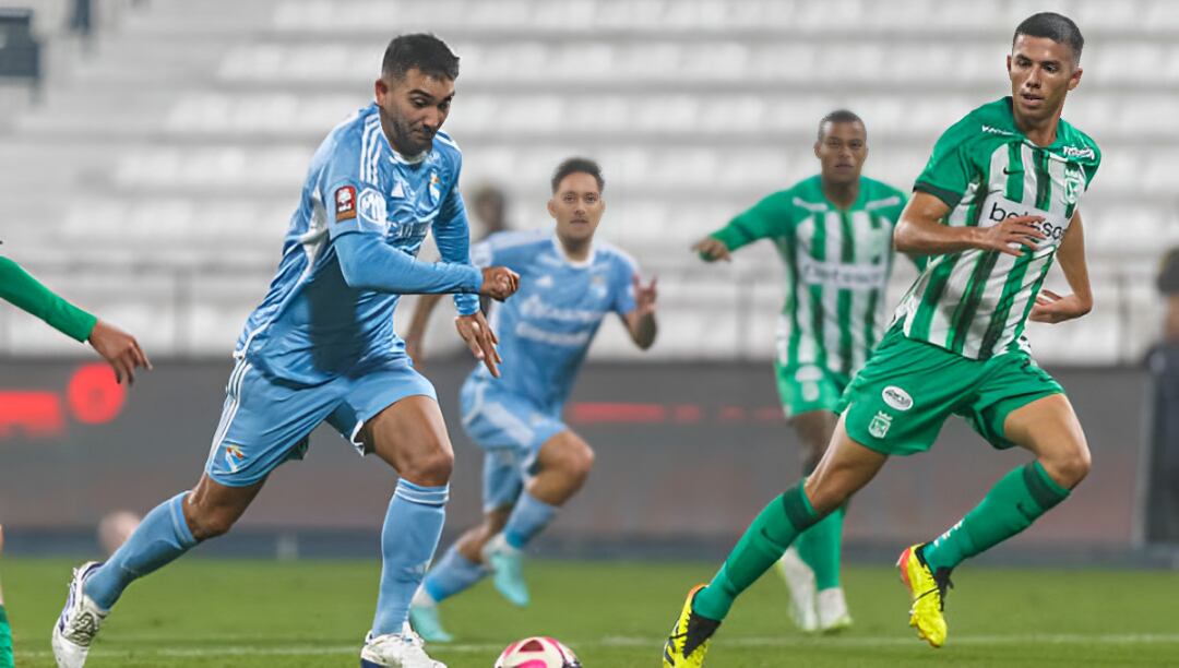 Martín Cauteruccio fue de los jugadores más activos en Sporting Cristal frente a Atlético Nacional. (Foto: Getty Images)