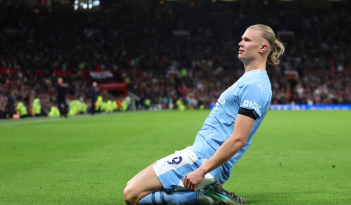 Erling Haaland, actual figura del Manchester City. (Foto: Getty Images)