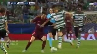Messi reinventa el fútbol: el espectacular caño y 'rotura' de cintura en una jugada de cuatro segundos