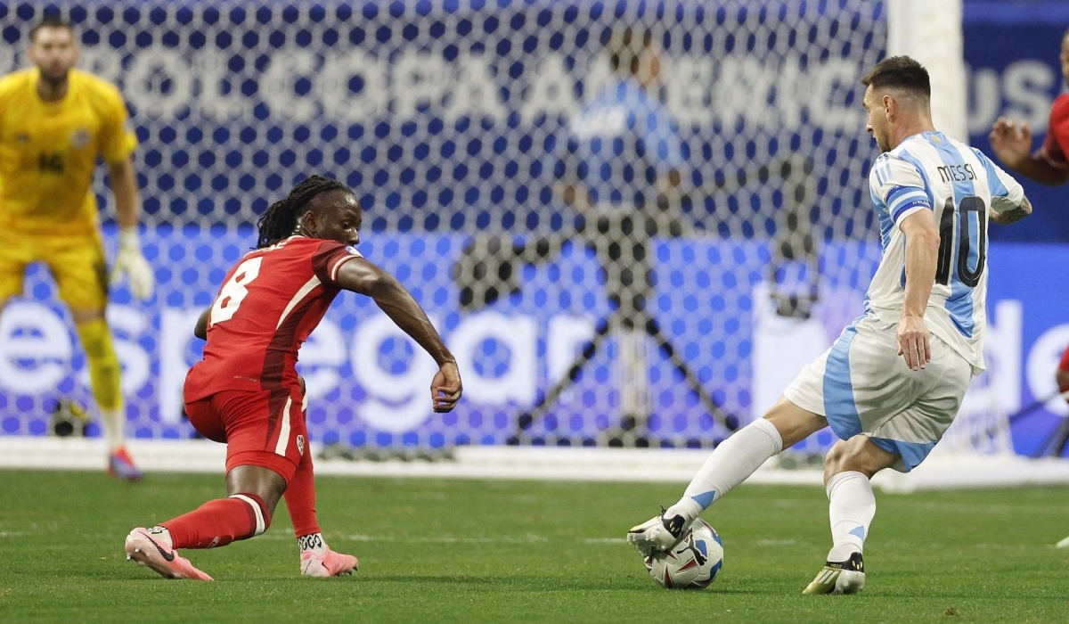 Argentina vs Canadá por la fecha 1 de la Copa América 2024. (Foto: EFE).
