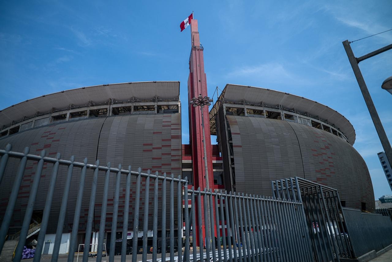 El Estadio Nacional del Perú fue clausurado por medidas de orden público, tras los conciertos realizados el viernes y sábado, entre ellos la “Noche de la Salsa”. Foto: Paloma del Solar / @photo.gec