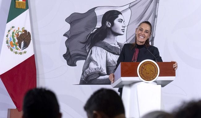 La Presidenta del país azteca se encargó de dar el anuncio oficial. (Foto: Gobierno de México)