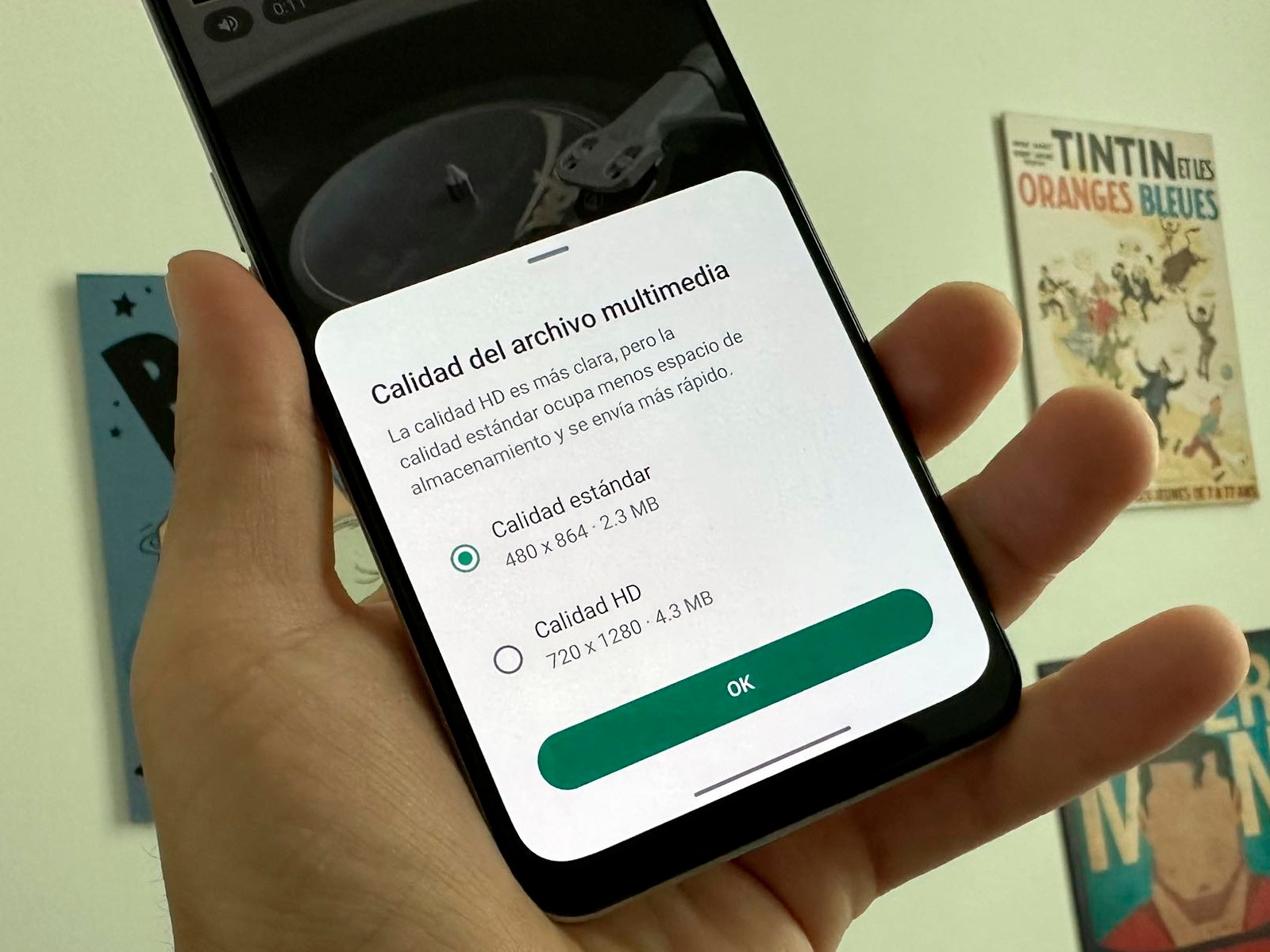 WHATSAPP | Videos en HD es una función que por el momento se viene probando en la versión beta. (Foto: Depor)