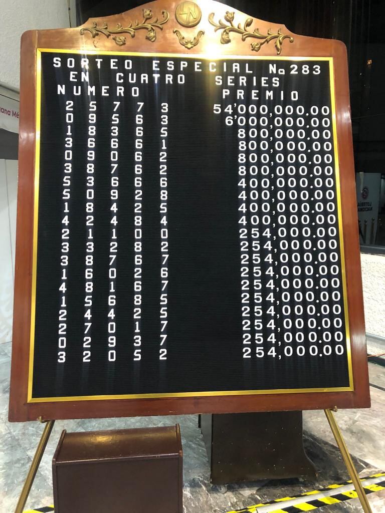 Resultados del viernes 5 de enero. (Foto: Lotenal).