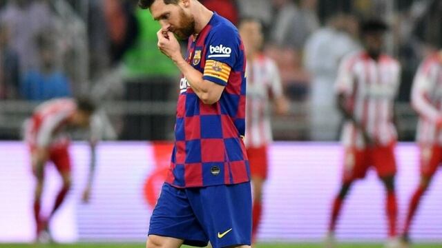 “Errores infantiles”, “Fuimos superiores”: el lamento de Lionel Messi tras ser eliminado de Supercopa
