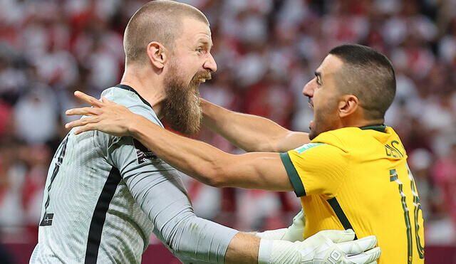 Redmayne tapó penal a Valera y Australia fue al Mundial. (Foto: AFP)