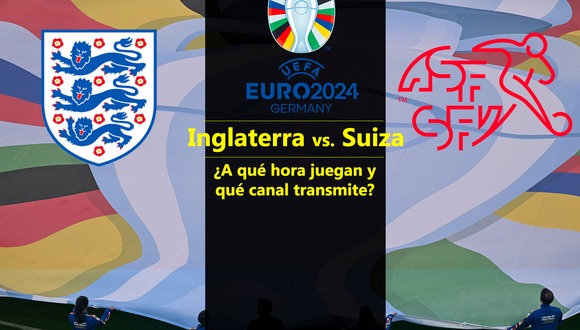 Conoce a continuación los horarios y canales de TV que transmitirán el duelo entre Inglaterra vs. Suiza por los cuartos de final de la Eurocopa 2024. | Foto: AFP / Composición: Héctor Honores