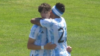 Se lució con la definición: Garnacho anotó su primer gol con Argentina vs. Panamá [VIDEO]