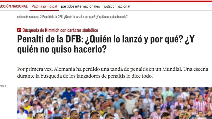 Diario Kicker. (Foto: captura de pantalla)