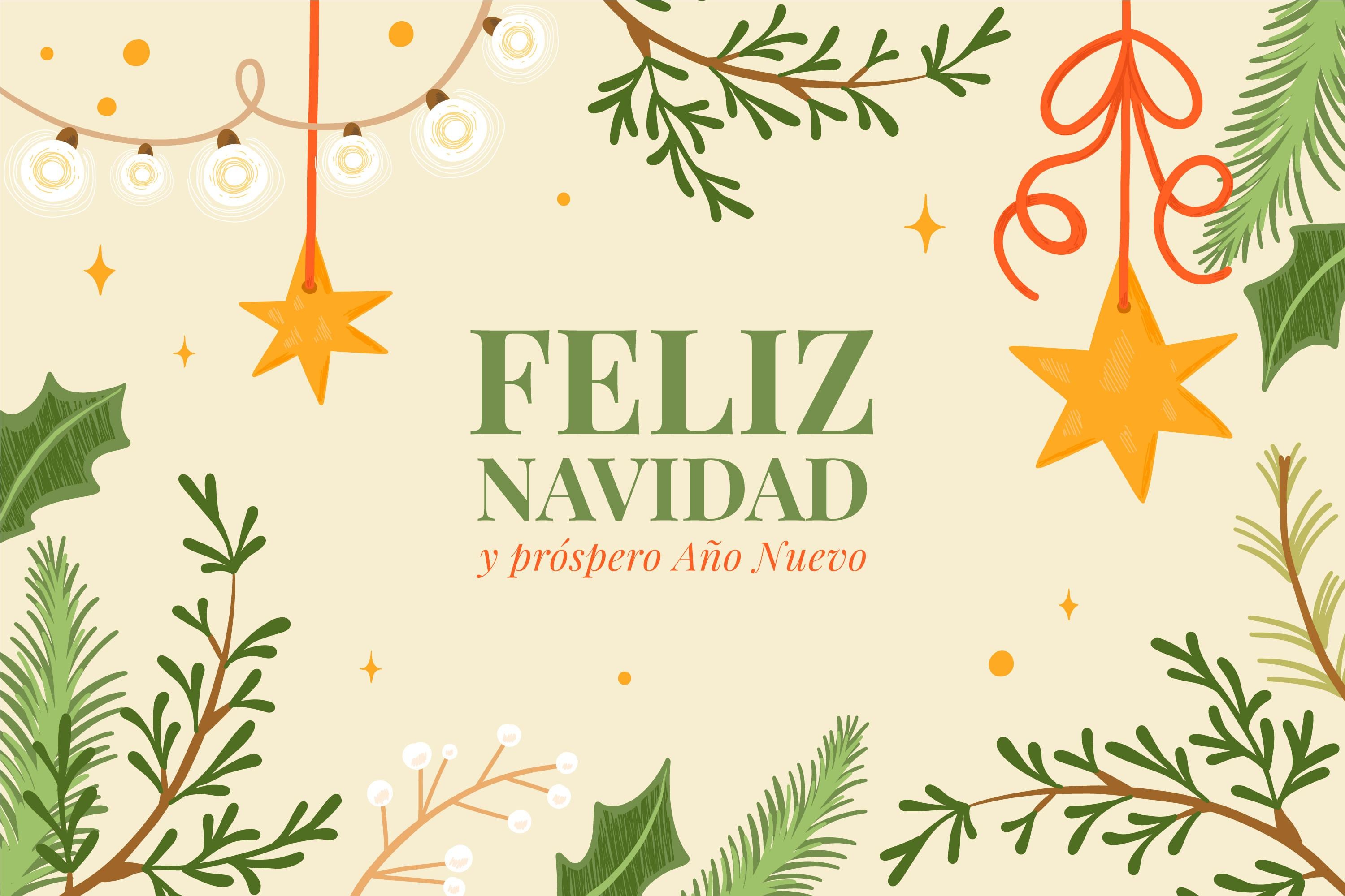Imágenes de Feliz Navidad para compartir en tus redes sociales (Foto: Freepik).