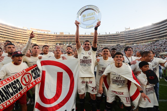 ¡Universitario festeja el Torneo Apertura! Las mejores postales de la celebración crema. (Foto: GEC)