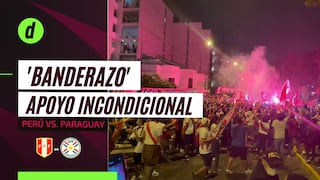 Perú vs. Paraguay: Hinchas realizaron ‘banderazo’ para mostrar su apoyo incondicional a la selección peruana