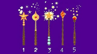 Si escoges una varita mágica, obtendrás información acerca de tu personalidad