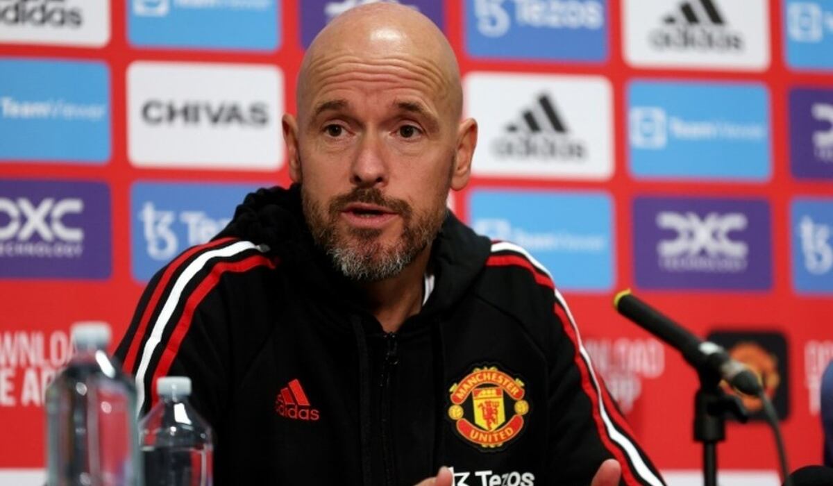 Erik Ten Hag, brindó declaraciones y habló sobre la crisis que vive Manchester United y su relación con Sancho. (Foto: 'Agencias').