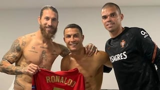 Al Real Madrid le gusta esto: el reecuentro de Cristiano Ronaldo y Sergio Ramos luego del Portugal vs. España