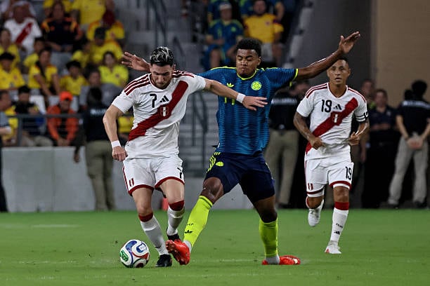 Perú cayó por 2-0 ante Colombia en Miami. (Foto: Getty Images)