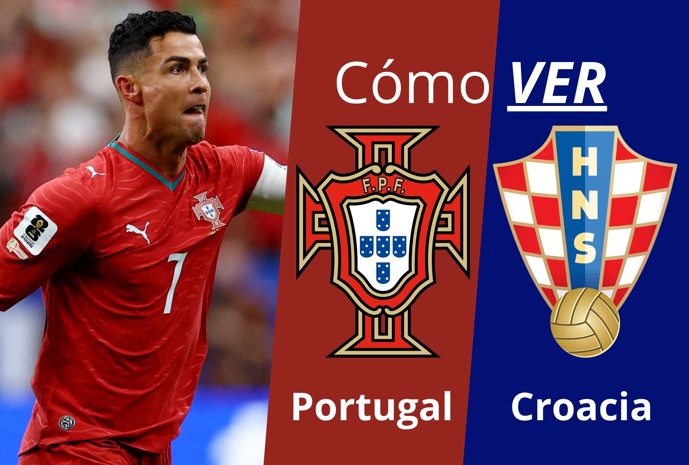 Conoce cómo ver por TV y dónde seguir online el partido Portugal vs. Croacia EN VIVO GRATIS HOY 2 de julio, por los 16vos de final de la Copa Mundial 2026 desde el BMO Field de Toronto, Canadá. (Foto: Composición Depor)