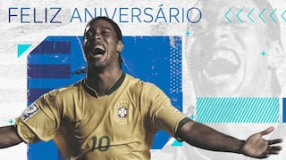 “Felicidades, leyenda”: Conmebol saludó a Ronaldinho por su onomástico 40 