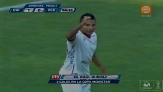 Universitario: Raúl Ruidíaz se sacó a un defensor y anotó a los 4 minutos