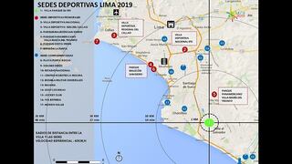 Lima 2019: presentaron plan de sedes e infraestructuras del evento