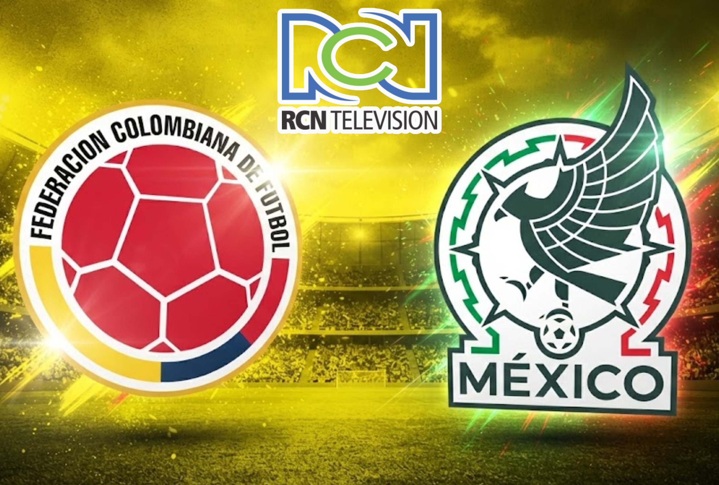 BALTIMORE, MARYLAND (ESTADOS UNIDOS), 26-09-2026. Canal RCN transmitirá EN VIVO el partido amistoso entre México vs. Colombia que se realizará en el M&T Bank Stadium. FOTO: Imagen creada por la IA de Gemini.