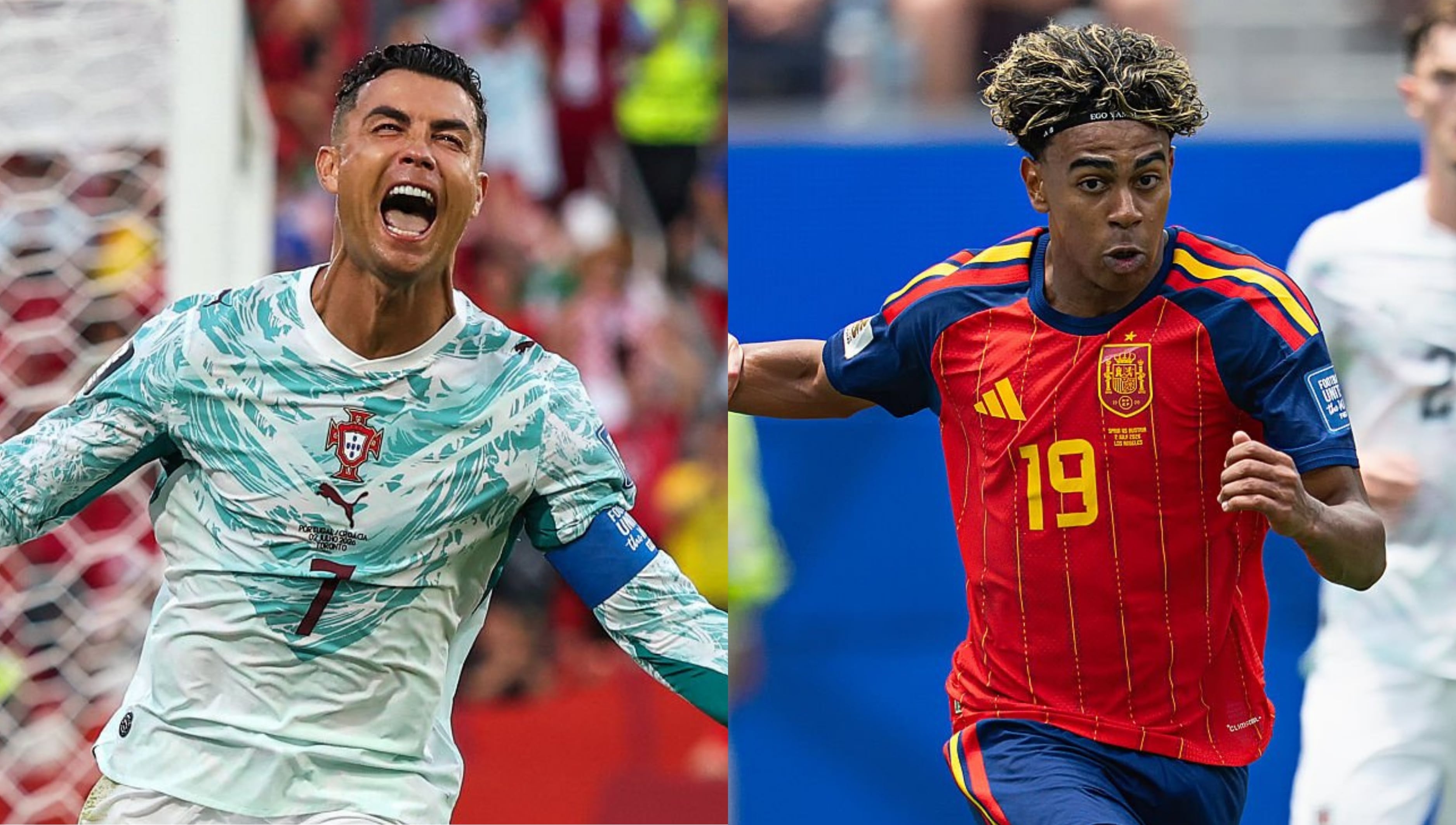 Portugal vs. España. (Foto: Getty Images)