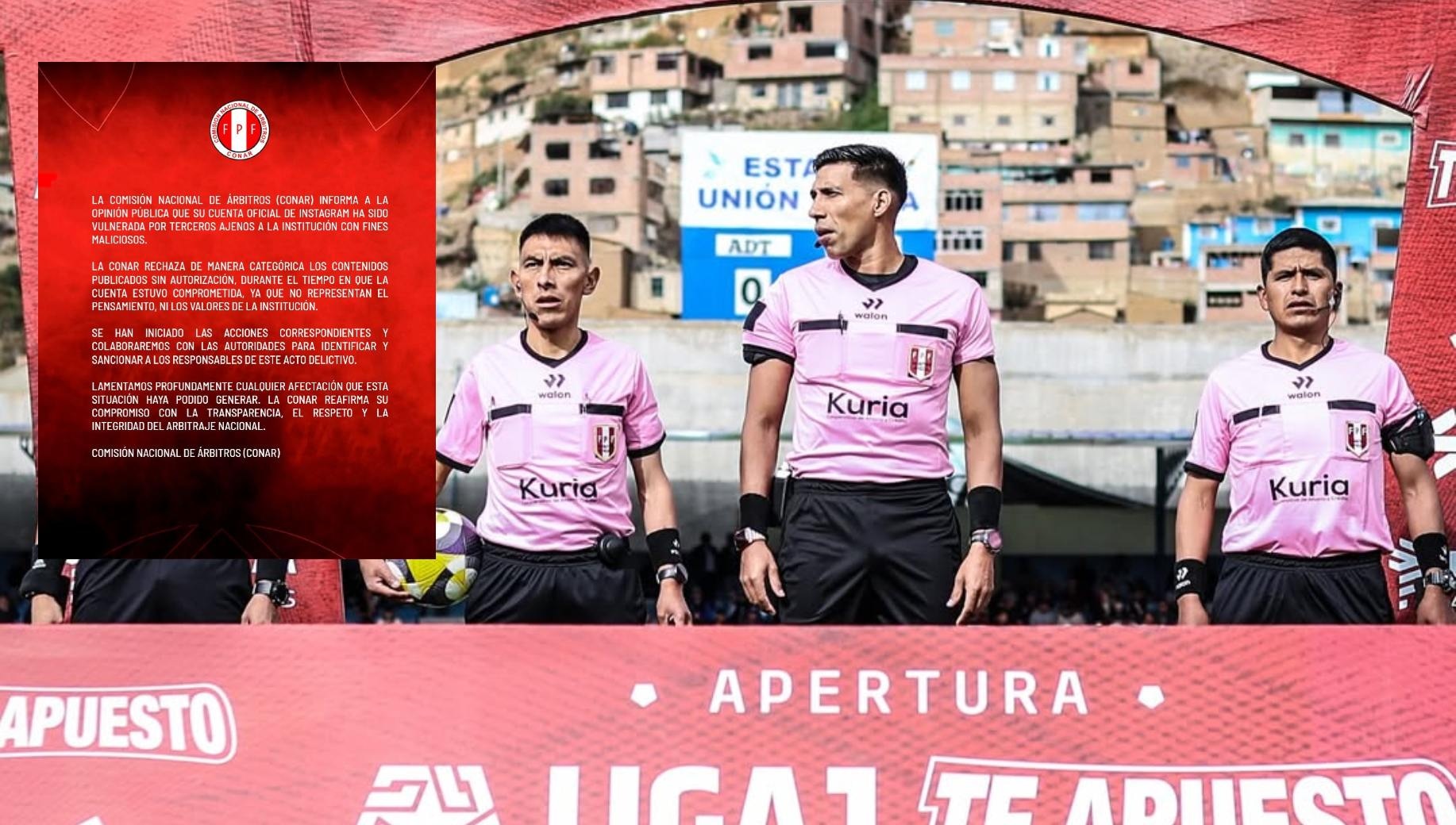 CONAR expuso hackeo en redes sociales. (Foto: Composición / CONAR)