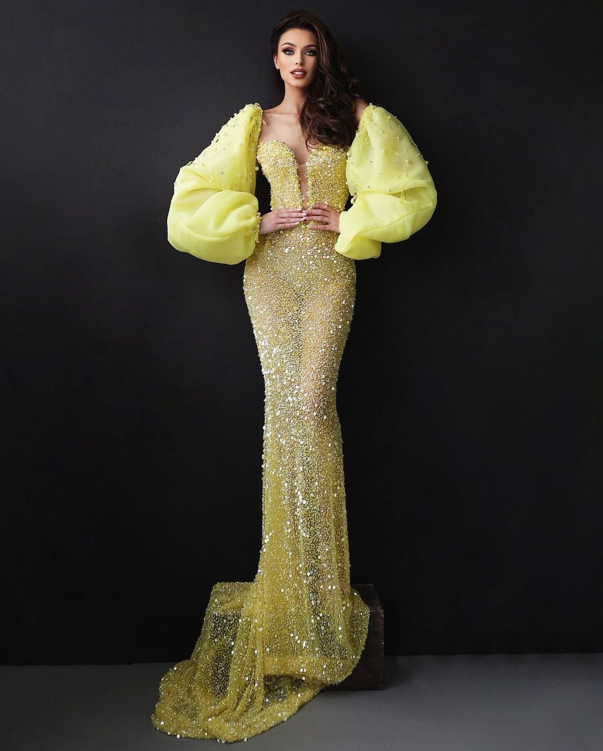 Noelia Voigt representará a los Estados Unidos en el certamen Miss Universo 2023 el 18 de noviembre de 2023 en El Salvador (Foto: @fadilberishaphotography / Instagram)