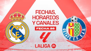 Canales de TV para ver Real Madrid vs. Getafe: horarios del partido por LaLiga