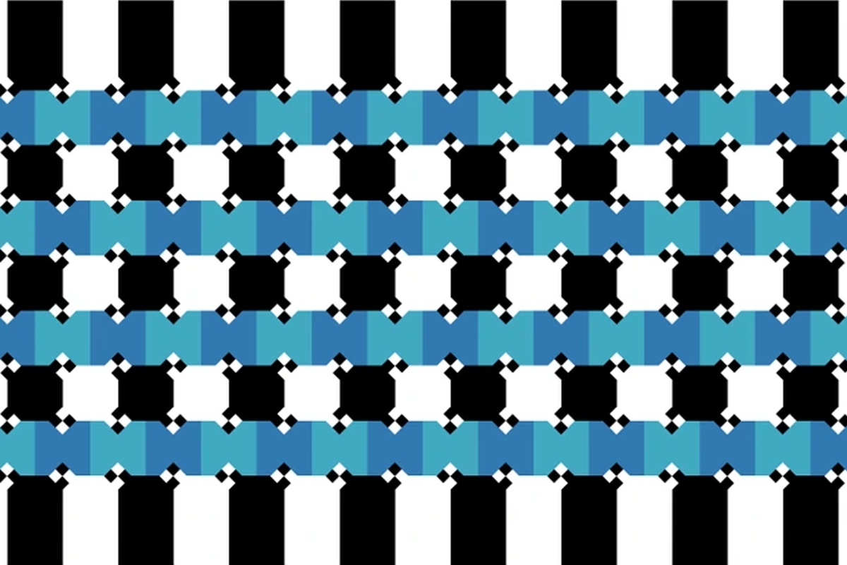 Tienes que averiguar si las líneas azules son paralelas o no en 7 segundos. (Foto:Brightside)