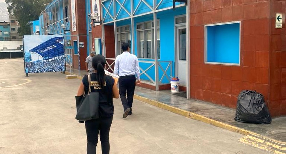 Ministerio Público realizó diligencias en la sede de Sporting Cristal (Foto: Fiscalía Perú)